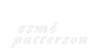 Esmé Patterson logo with flame small